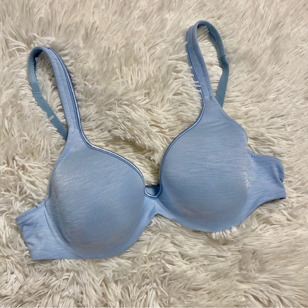 BARELY THERE • Light Blue Push Up Bra - 38B